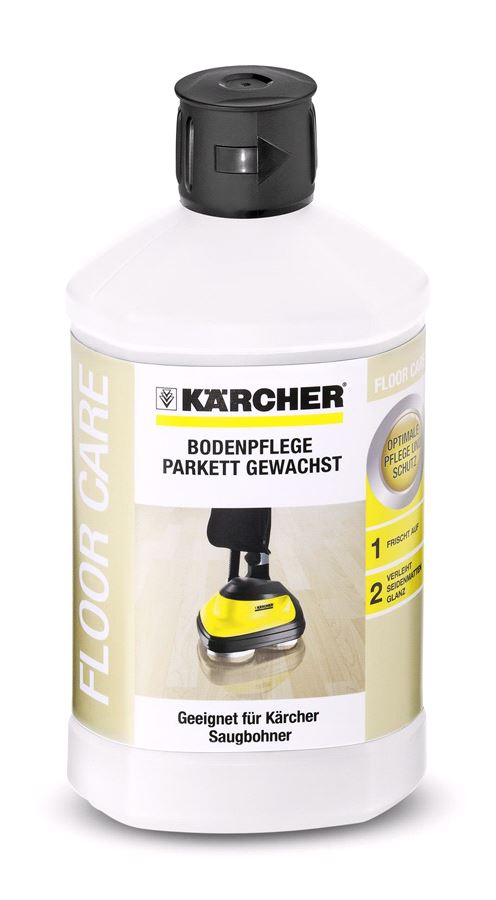 средство для ухода за вощеным паркетом rm 530, 1 л химия karcher для полотеров 