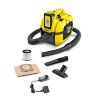 Аккумуляторный хозяйственный пылесос Karcher WD 1 Compact Battery Set