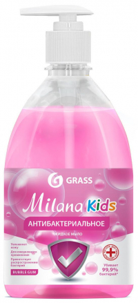 Жидкое мыло антибактериальное Milana Fruit bubbles 500 мл