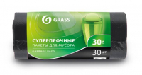 Мешок для мусора ПНД в рулоне 30л. 55*46 10 мкр. (черный) (рул. 30 шт)