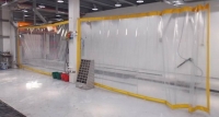Шторы для автомойки из ПВХ прозрачная
